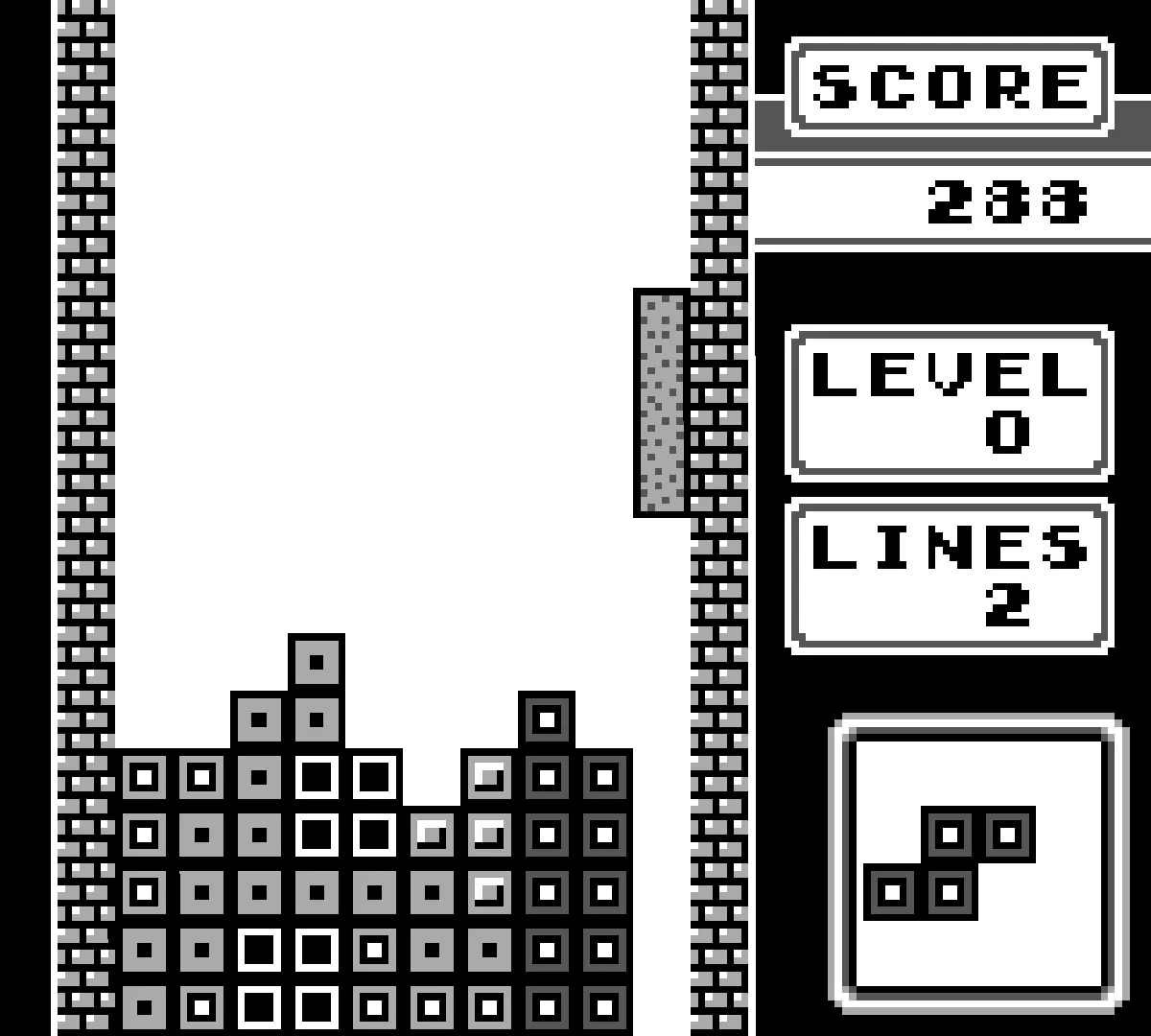 Tetris on the Game Boy