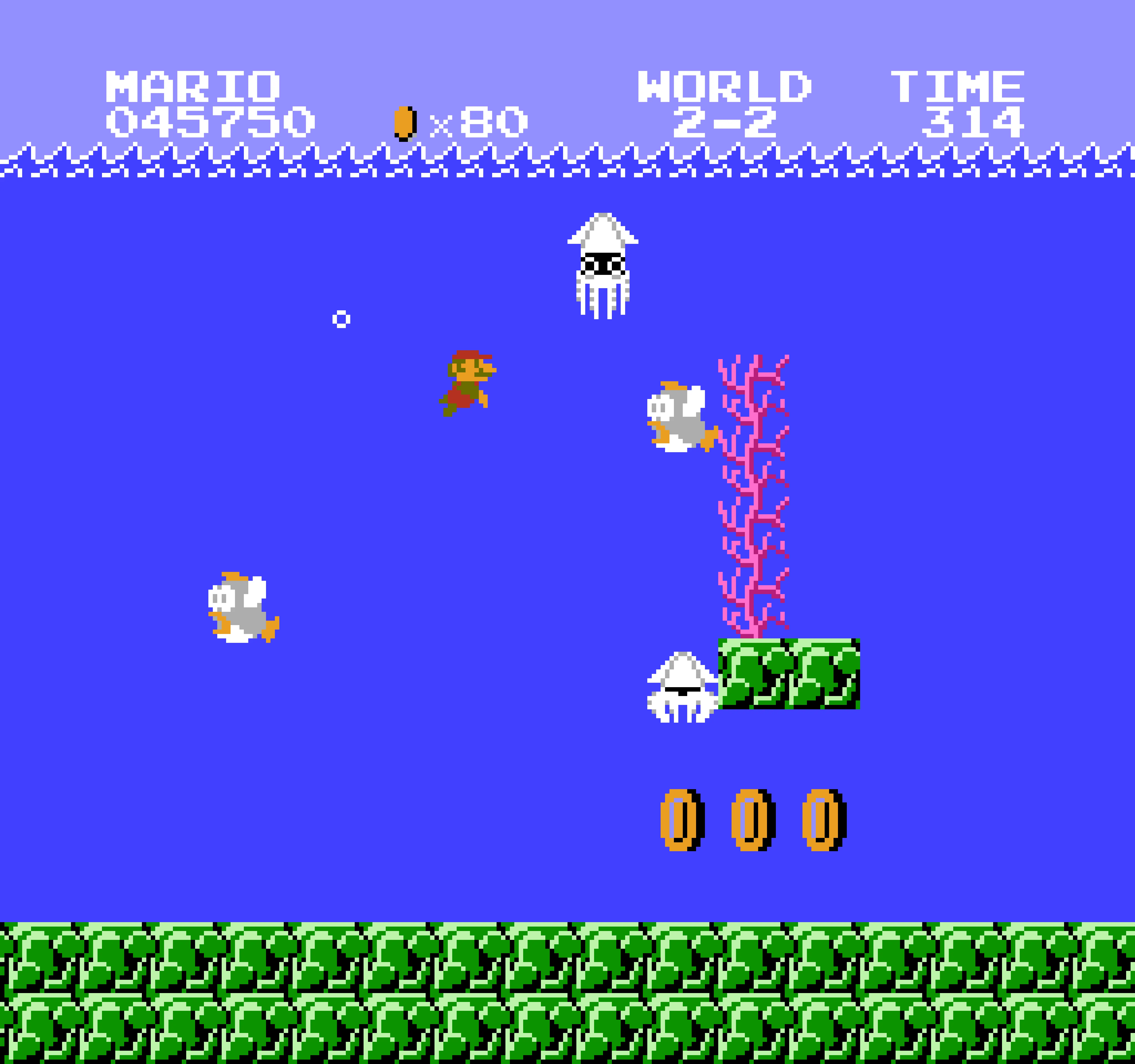 Super Mario Bros. gameplay on the NES