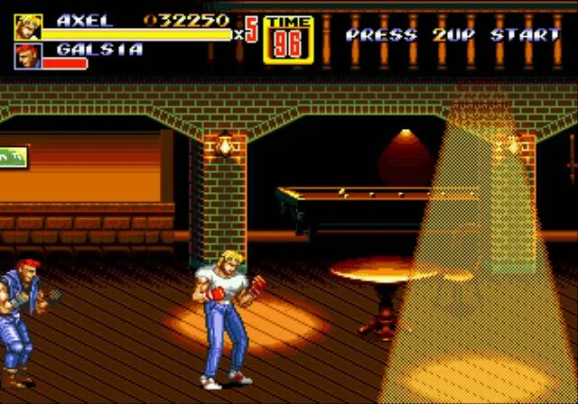 Streets of Rage 2 gameplay on Sega Genesis